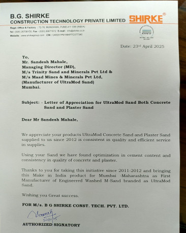 appreciation letter
